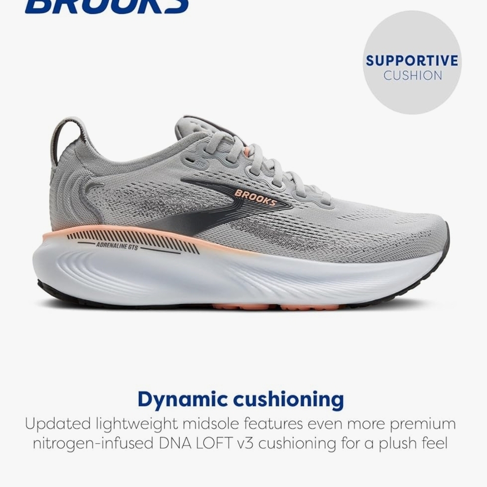 Brooks Women's Gray Running Shoes - Picture 2 of 11